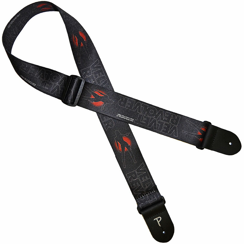 Perri's ペリーズ ギターストラップ 2インチ・ポリ製 ベルベット・リボルバー LPCP-8141 2inch POLY STRAP VELVETREVOLVER