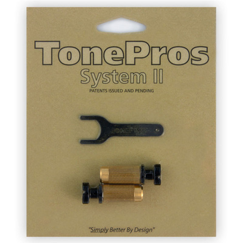 トーンプロズ ロッキング・スタッド＆アンカーセット ブラック TonePros Metric Locking Studs SM1-B