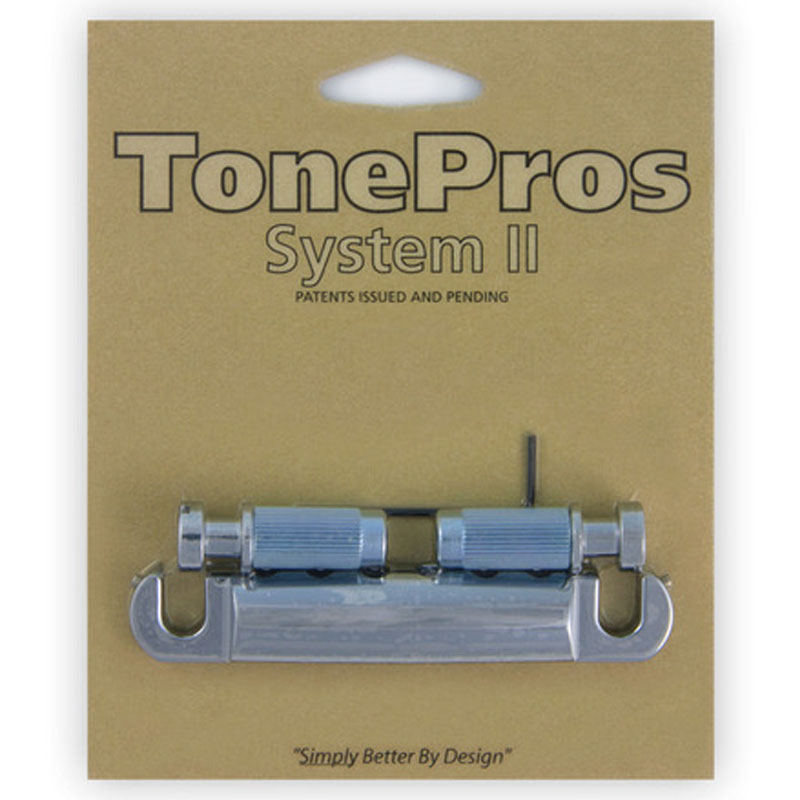 トーンプロズ エレキギター用 テールピース T1Z-C クローム TonePros Metric Tailpiece