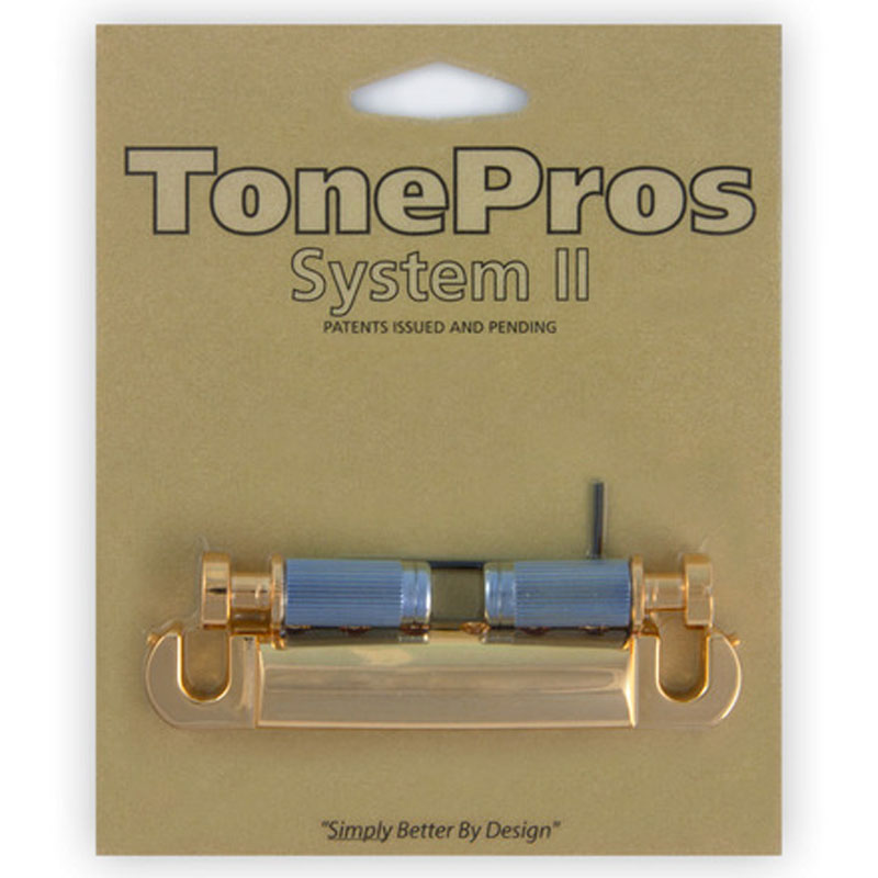 トーンプロズ エレキギター用 テールピース ゴールド TonePros Standard Tailpiece T1ZS-G｜N-AEGIS店 9,125円