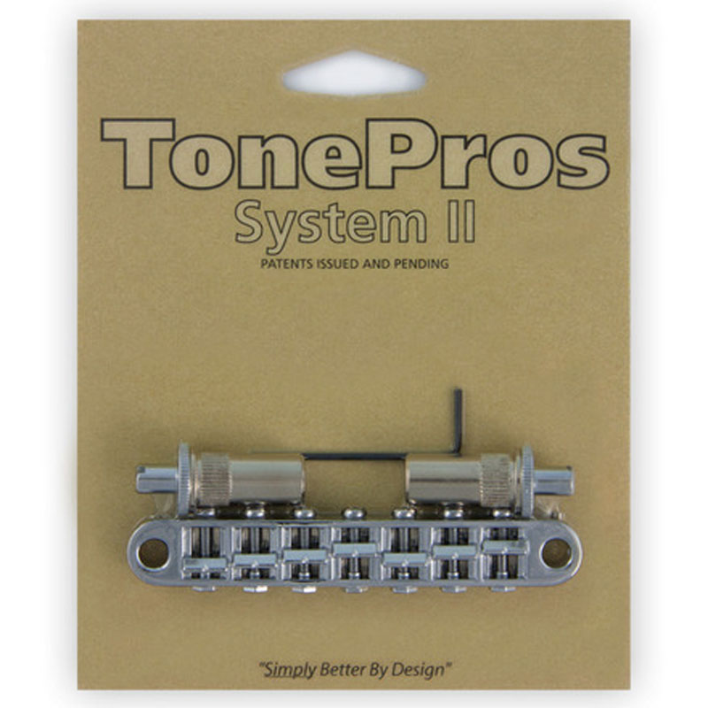 トーンプロズ 7弦ギター用ブリッジ ラージポストクローム TonePros 7 String Metric Tuneomatic large posts TP7-C|N-AEGIS店