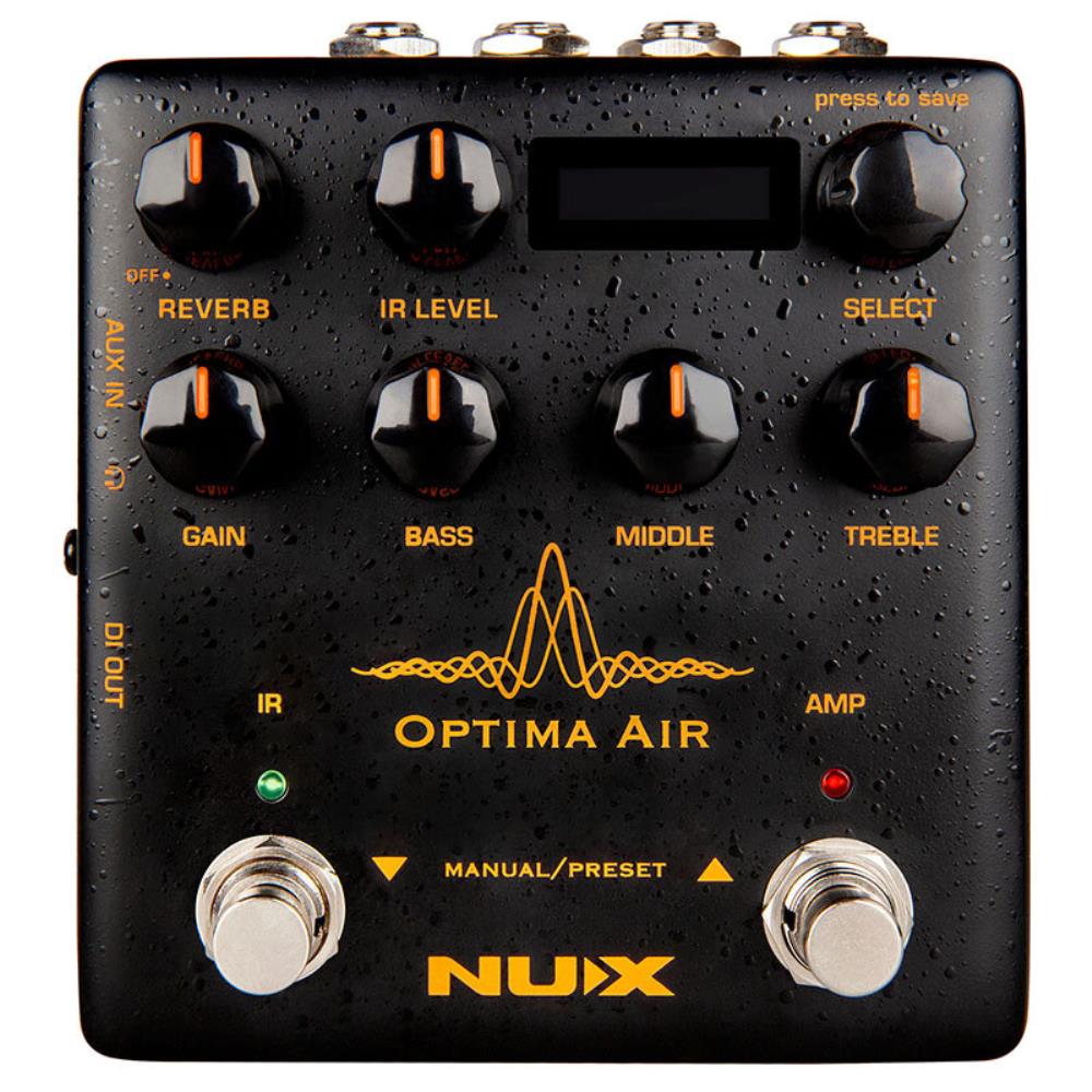 アコギ用 NUX アコースティックギターシミュレーター Acoustic Simulator & IR Loader Optima Air 202512ss