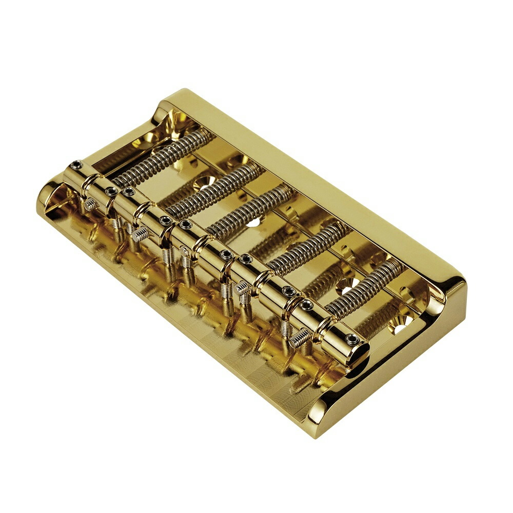 フリーダムカスタムギターリサーチ ブラス製 ブリッジ オリジナルベース ゴールド FreedomCustomGuitarResearch Brace Tone Bass Bridge 5st SP-BT5-01GO