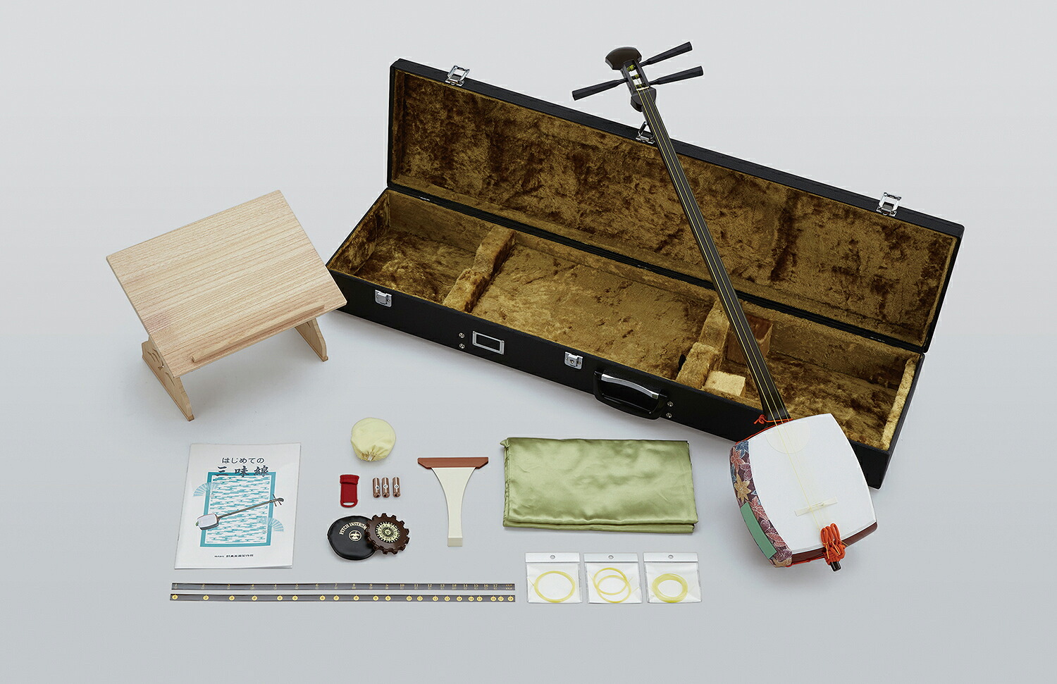 鈴木楽器製作所 スズキ 学校用三味線セット かえで(MS-8)特製セット｜N-AEGIS店