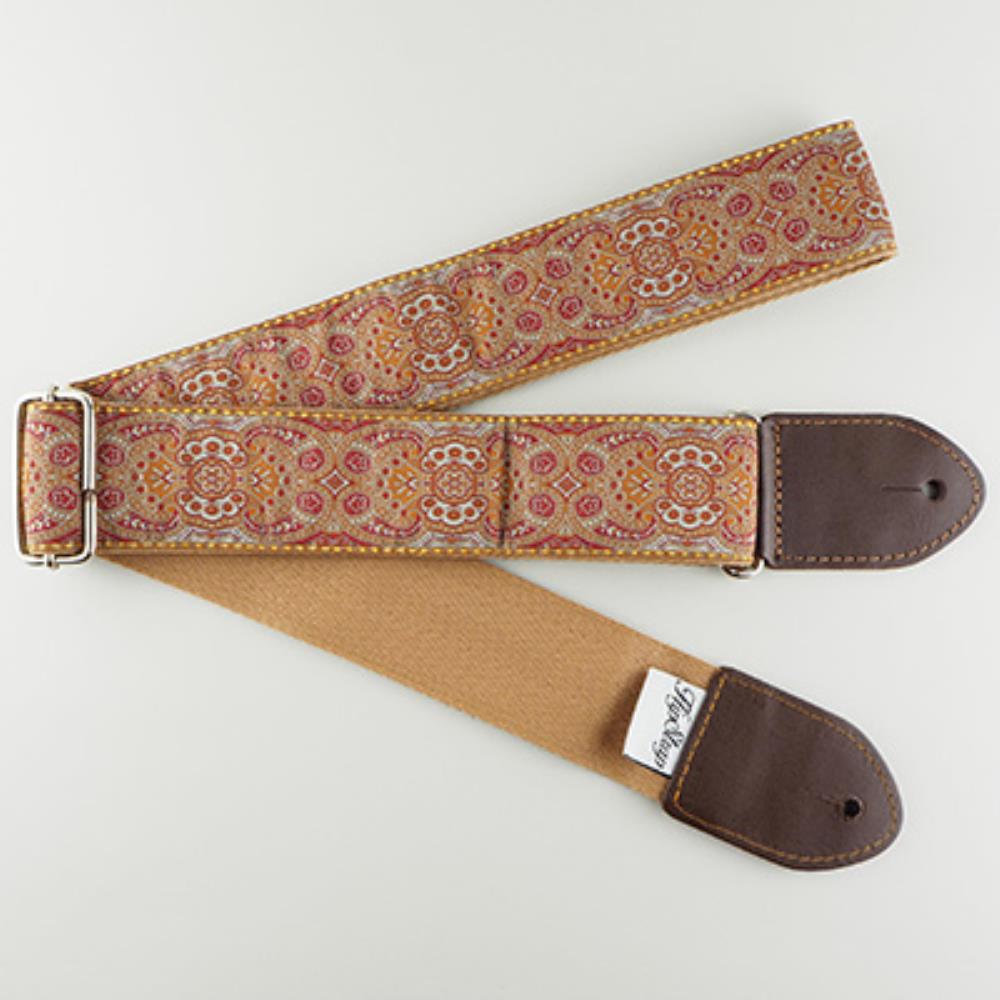 Montreux ギターストラップ HipStrap Kashmir gold 3852
