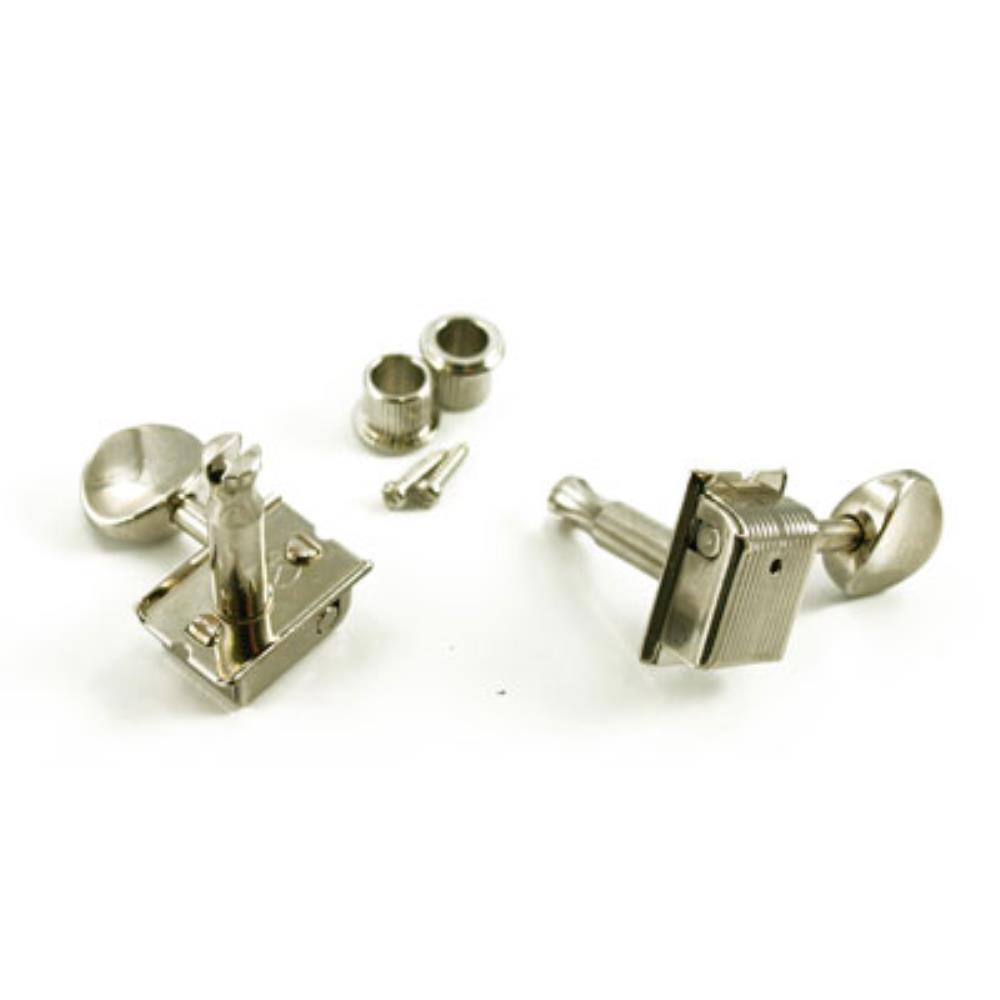 Montreux KLUSON マシンヘッド 6 IN LINE - OVAL METAL - NO LOGO - NICKEL 9011