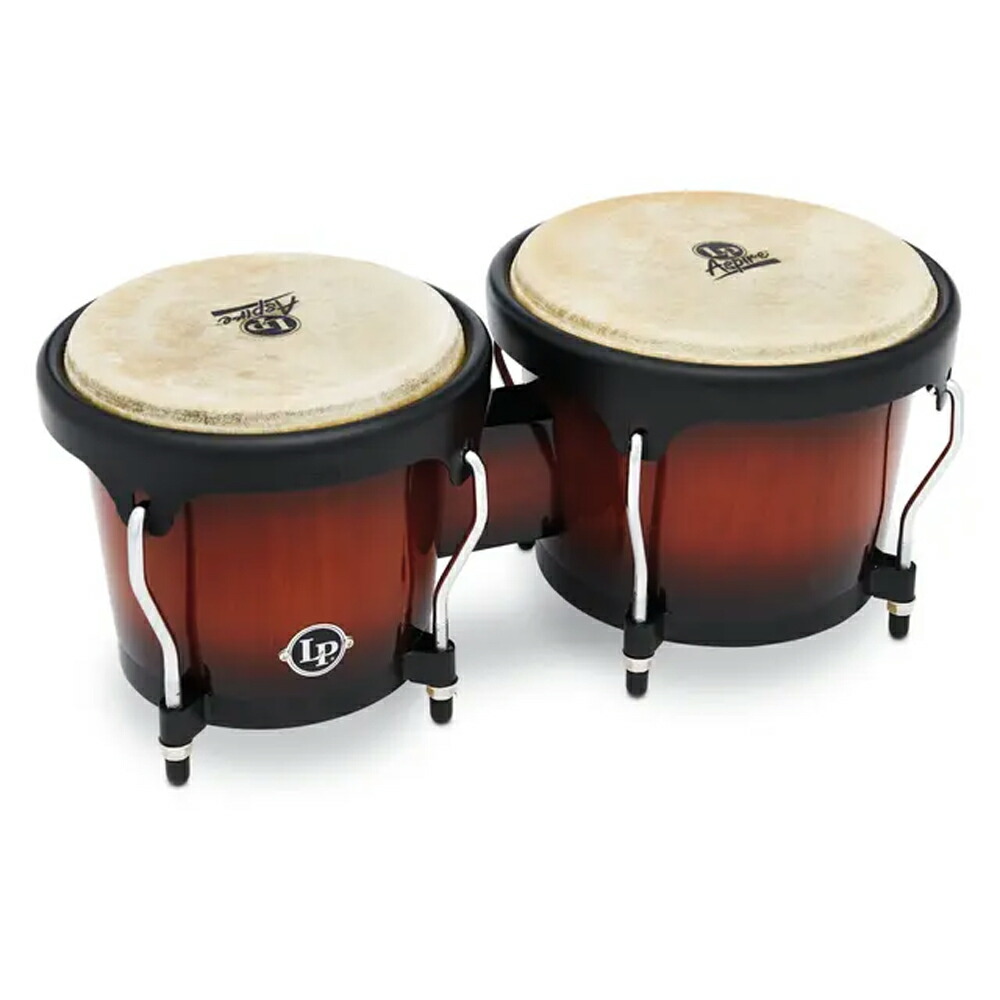 LP エルピー ボンゴ LPA601-RW LP Aspire Wood Bongos Black Hardware