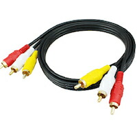 楽天市場 Dcmr 1 5 メートル ビデオ ３色 ケーブル 分配 Av ケーブル 3ピン 6ピン 銅 ３対３ Av Rca ケーブル Dcmr