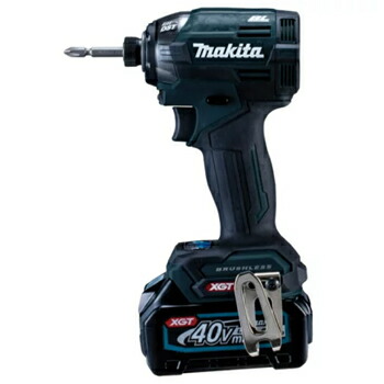 マキタ【makita】40Vmax2.5Ah 充電式インパクトドライバ (黒) TD002GRDXB★【電池2個・充電器・ケース付き】