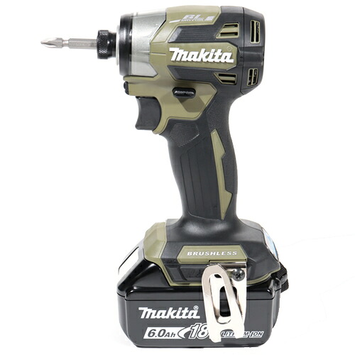 マキタ【makita】18V6.0A充電式インパクトドライバ オリーブ TD173DRGXO★【電池2個・充電器・ケース付き】｜日本橋CHACHA！店