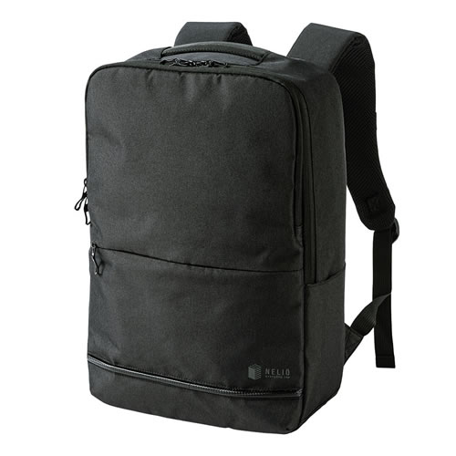 カジュアルPCバックパック（15.6インチワイド対応・ブラック） BAG-BP16BK サンワサプライ【撥水加工】【収納ポケット】