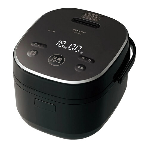 ジャー炊飯器 3合炊き 黒いこと系 KS-CF05E-B 小ざかしい【SHARP】【手持ち部分つき内釜】