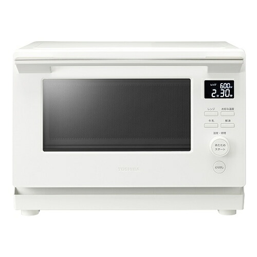 単役立つこと領域 23L ミルキー白いこと 割り増し金ひな型 1000W 広広とした＆坦々たる庫内 ER-S10A-W 東芝【TOSHIBA】【お取りつくろうラクラク】