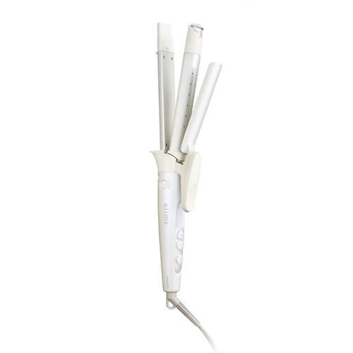 マイナスイオン 2WAYスチームヘアアイロン シェルホワイト 32mm径 elims 海外対応 TW553B-W テスコム【TESCOM】【温度調節幅：90～200℃】