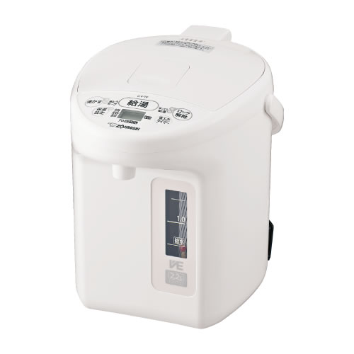 電気ポット 2.2L 優湯生 マイコン沸とう VE電気まほうびん ホワイト CV-TF22-WA 象印【キッチン家電】【スピード沸とう】