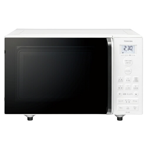 16L オーブンレンジ ホワイト フラット庫内モデル よごれプロテクト ER-20B-W 東芝【TOSHIBA】【電子レンジ】