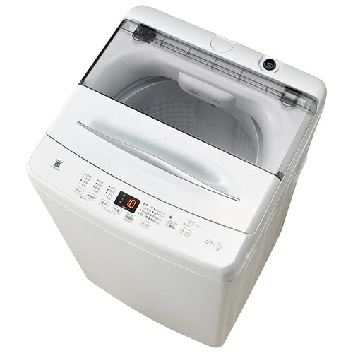 6.0kg 全自動洗濯機 ホワイト JW-U61C-W ハイアール【Haier】【高濃度スパイラル洗浄/「除菌｣コース/お急ぎコース10分】