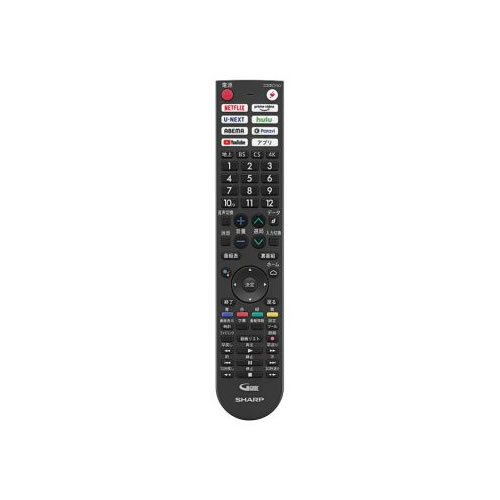 テレビ受像機用 遠隔操作 4T-C42DJ1、4T-C43DL1、4T-C43DN2 相応う 010-638-0603 読みやすい【取りつくろう部分品】【製造業者完全無欠品】SHARP