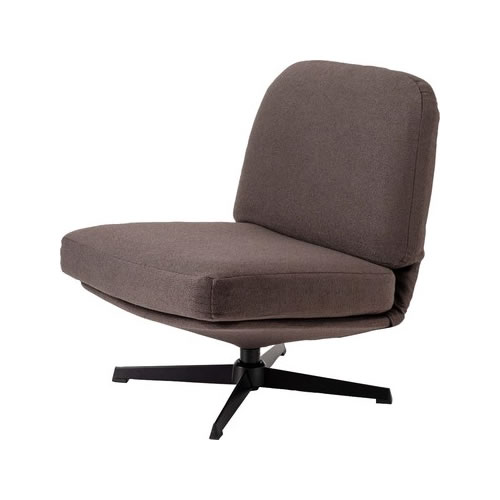 ラウンジチェア チャコールグレー ※お客様組み立て MYS-703CGY 東谷【インテリア家具】【パーソナルチェア】椅子 ソファ