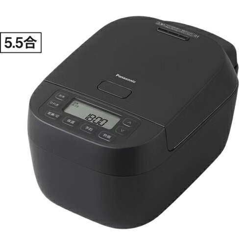 【今なら5年取りひろげる引き請ける相交わるが無料】5.5合炊き IHジャー炊飯器 黒いこと 大射撃能力風呂敷き包み熱する しゃもじ・軽さ優勝杯属する SR-N210E-K パナソニック【Panasonic】【高射撃能力をお米に伝える「備長炭釜」】