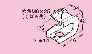 ネグロス電工 パイラック 一般形鋼用 【ステンレス鋼】S-PH1 20個入 5,122円