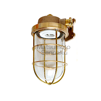 楽天市場】松本船舶照明 マリンランプ 2号ブラケット ゴールド 2-BR-G