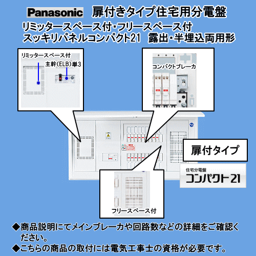 Panasonic/パナソニック BQRF84102 住宅分電盤 コスモパネルコンパクト