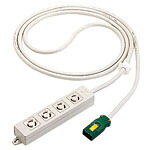 パナ WFA6754HG 馬具用OA水道栓(キャブタイヤケーブル付)舞い降りる2P15A 125Vかかわり合い4コ口 5m 薄墨色