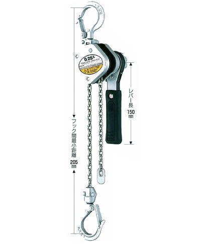 未来工業 レバーブロック （ラチェットレバー付チェーンブロック） LX003 21,085円