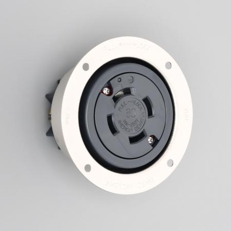 アメリカン電機 4626 フランジコンセント 舞い降りる形3P 60A 250V