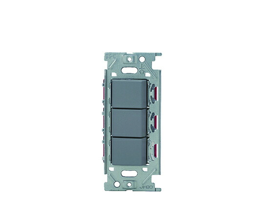 神保電器 【NKシリーズ】 NKW01009PW （PW：ピュアホワイト) NKW3路ガイドランプ付スイッチシングルセット 4,809円
