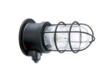 松本船舶電機 マリンランプ 【 RSQ-DK-B 】 センサー付グローシリーズ RセンサーQデッキ ブラック【LED電球付タイプ】