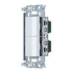 パナソニック【 WNSS53595W 】SO-STYLE 埋込ロングハンドルスイッチセット(ほたるスイッチC×2)(マットホワイト)