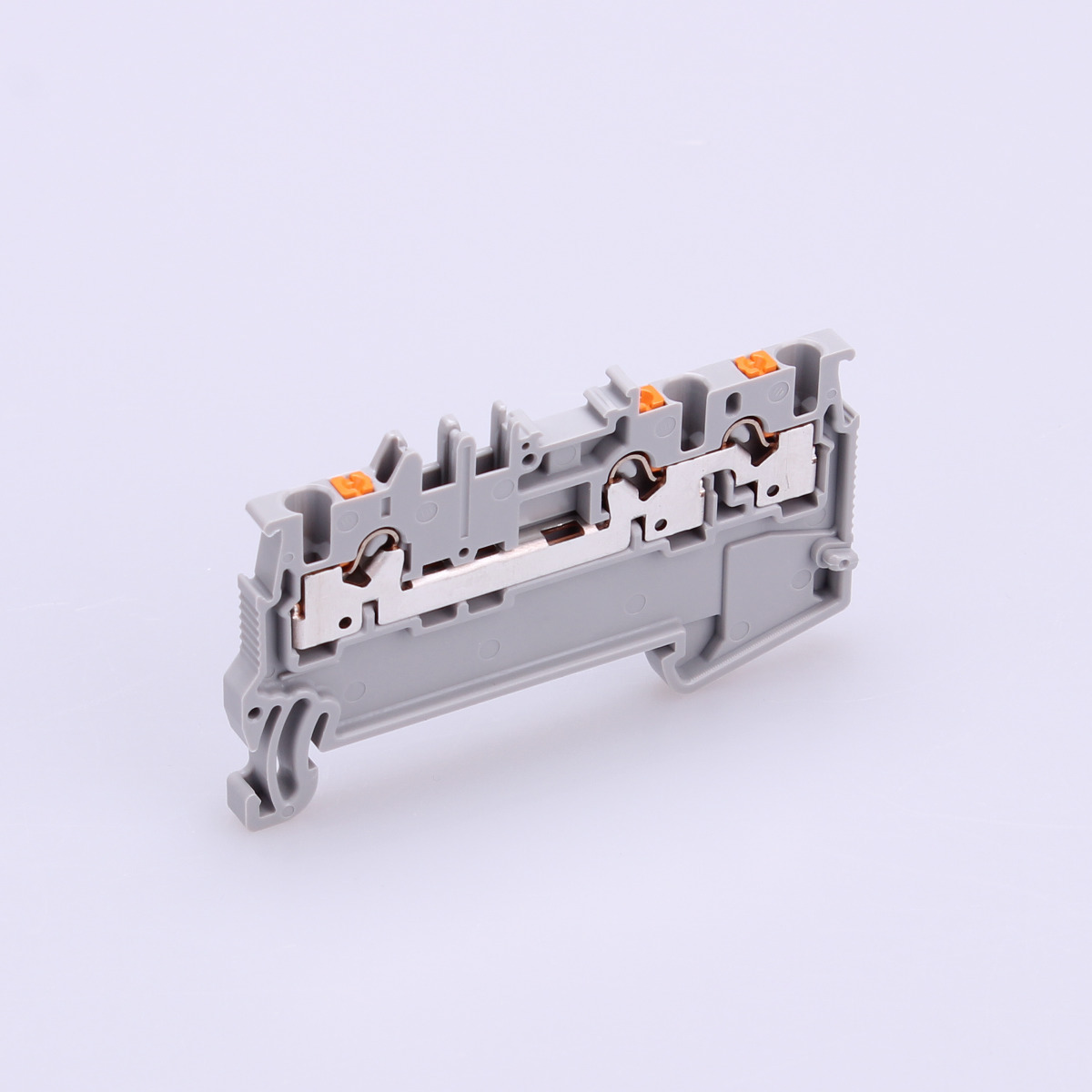 東洋技研 【 VTX-1.5/3 】VTXシリーズ 端子台 / レール取付型 / スプリングロック式端子台【100個入り】