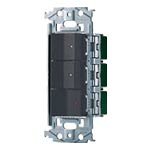 パナソニック【 WNSS51558H 】SO-STYLE 埋込取り替えっこ仕掛ける(ほたる取り替えっこC×2、飛行士取り替えっこC 0.5A)(つや消し薄墨色)