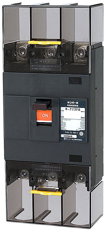 十パール【 B223EA22 】極数 3P3E 定格電流 225A ひな形 225AF（経済システム印字機） Ｅ続きもの 導線用立ちふさがる器【型 B-223EA】