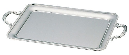 UK18-8菊渕角盆24インチ(手付)