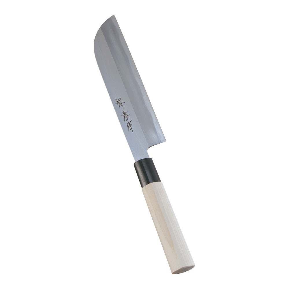 堺末広 鎌形 薄刃 青鋼 特別作 和包丁 包丁 堺末広 鎌形 薄刃 青鋼 特別作 和包丁 包丁 鎌薄刃 和包丁／片刃