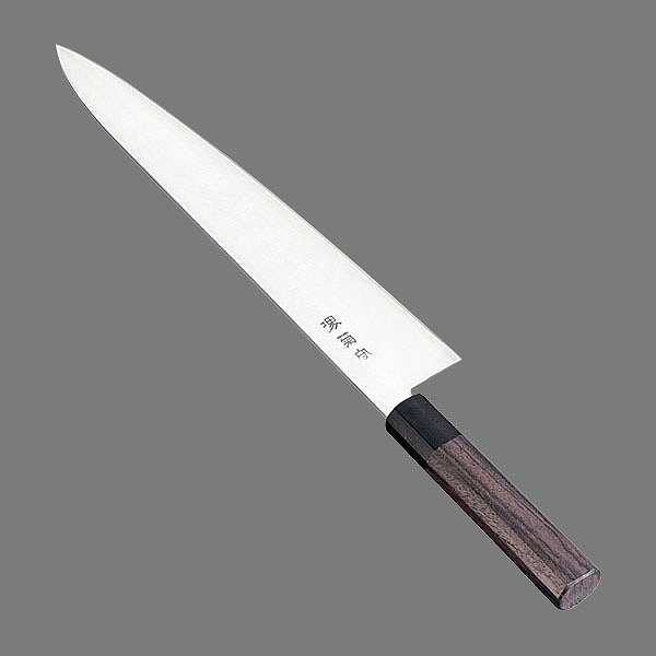 堺菊守　和式　牛刀（両刃）ウォールナット 30cm