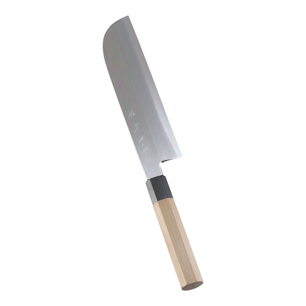ＳＡ佐文　銀三鏡面仕上　鎌型薄刃２４ｃｍ｜フタバキッチン