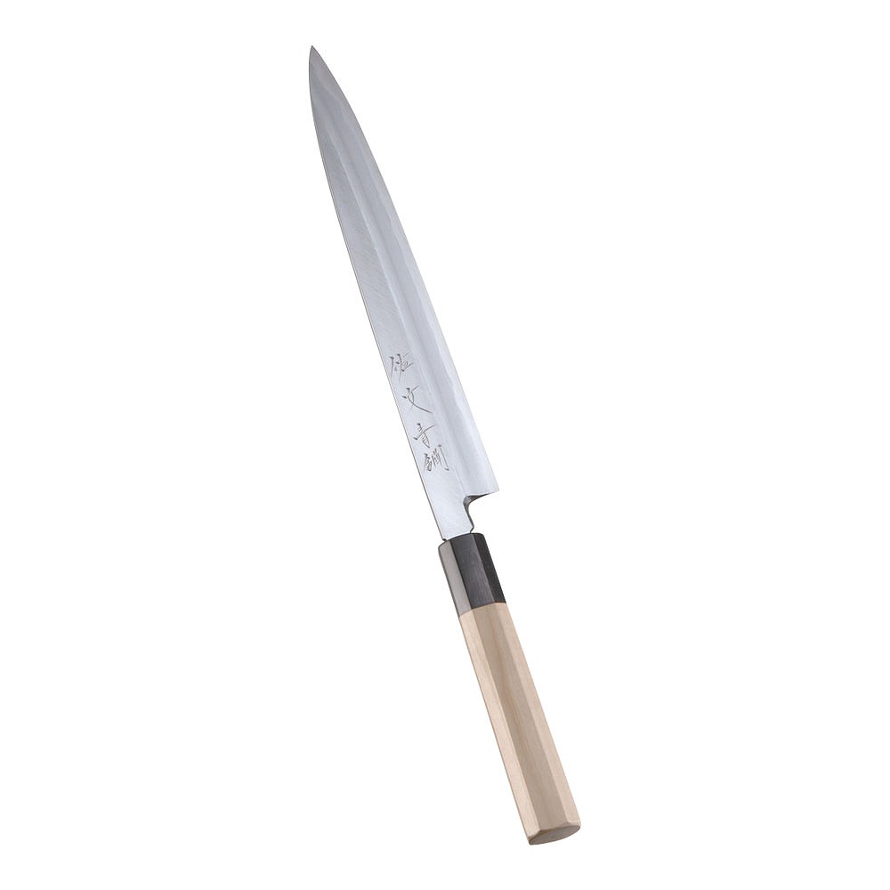 楽天市場】「源昭忠」青鋼DX柳刃210 : e刃物.com楽天店