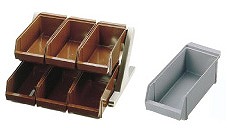 SA18-8デラックス オーガナイザー2段3列(6ヶ入) グレー SA18-8デラックス オーガナイザー2段3列(6ヶ入) グレー