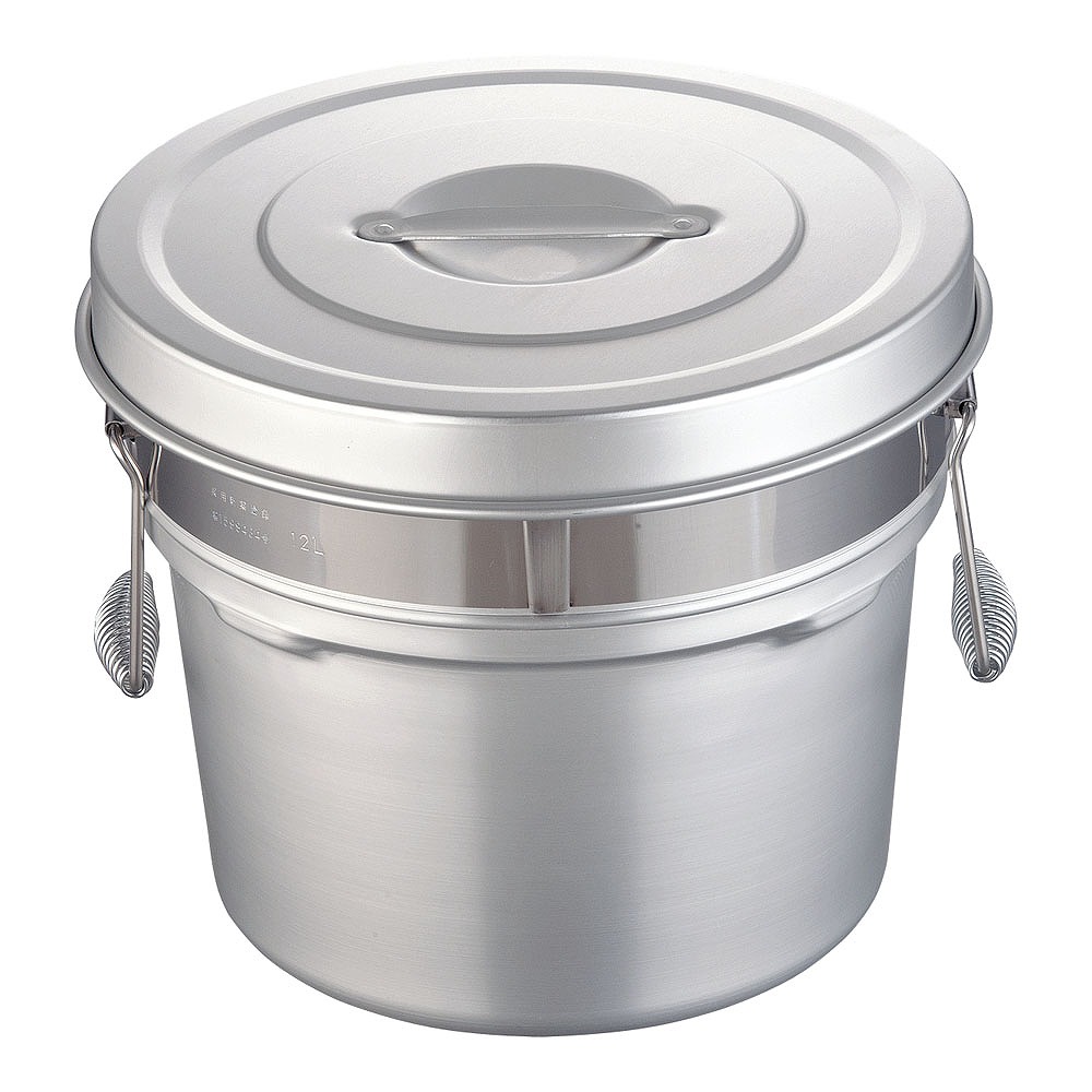 アルマイト段付二重食缶２４８-Ｒ （１２ｌ）