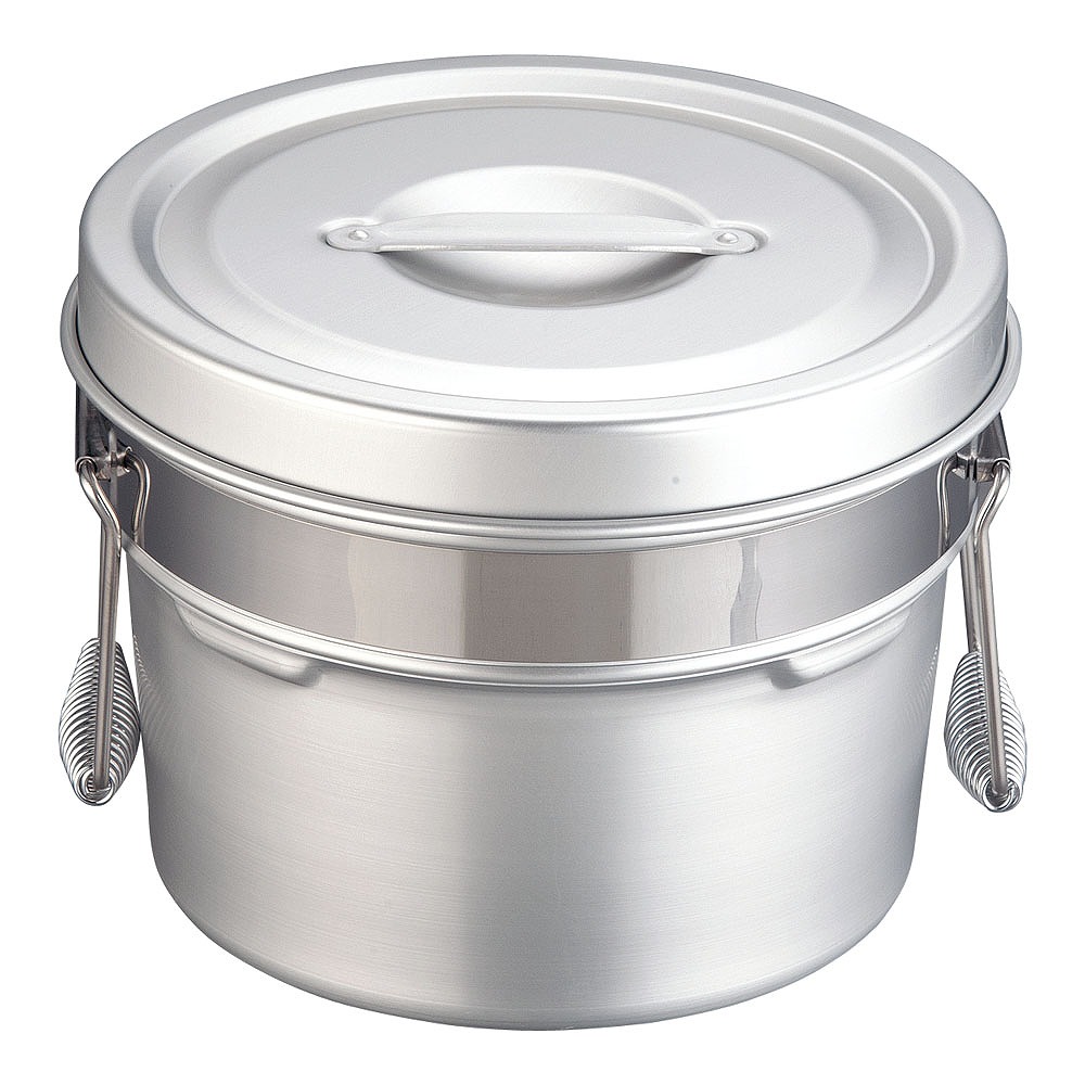 アルマイト段付二重食缶２４５-Ｒ　（６ｌ）