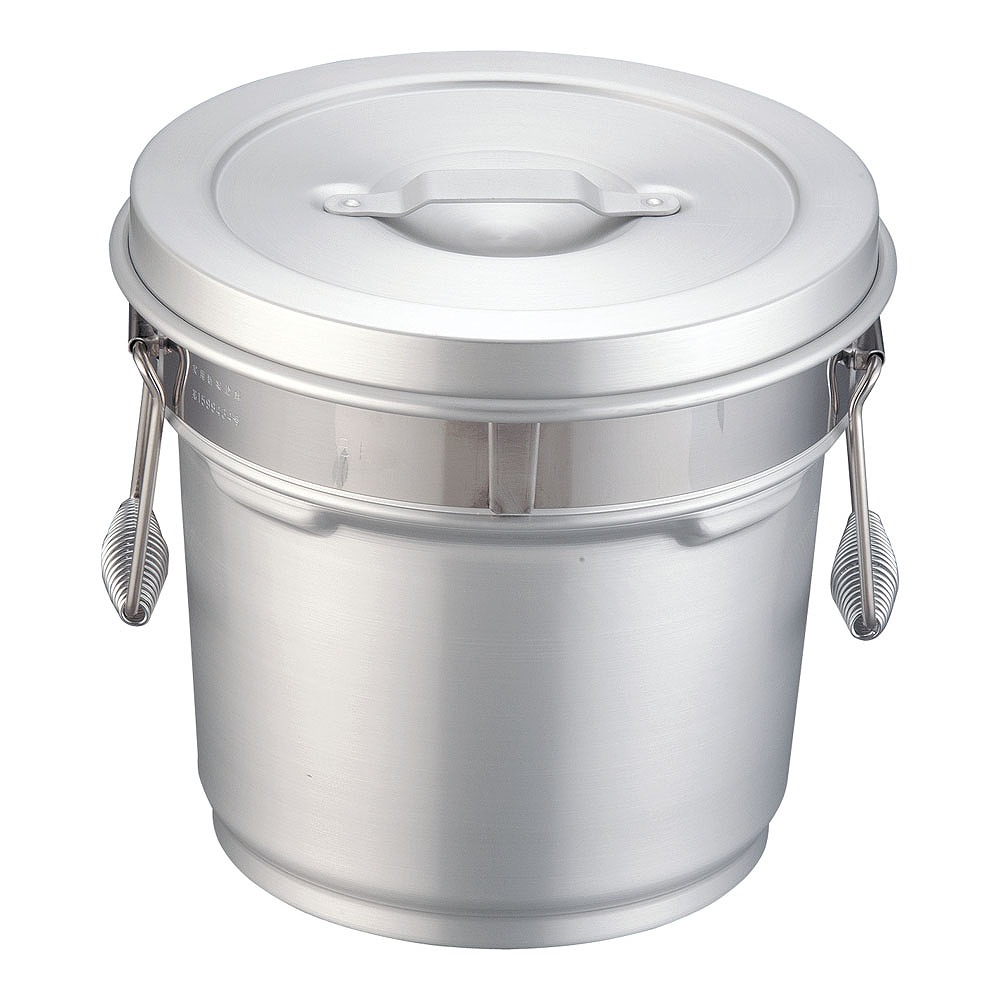 アルマイト段付二重食缶２４６-Ｒ　（８ｌ）