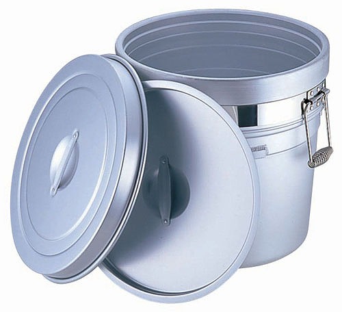 アルマイト 段付二重食缶 （総やか用）２５０-Ｓ （３６ｌ）