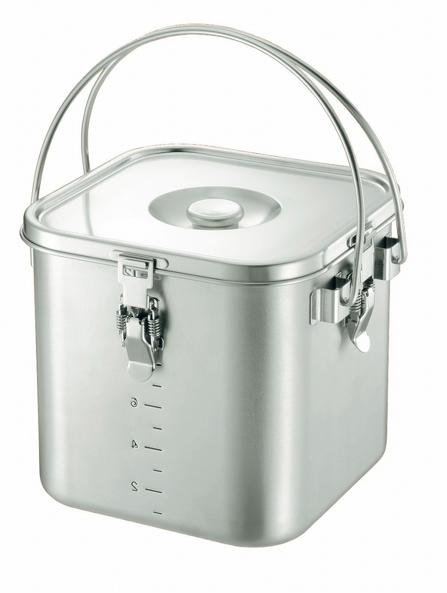 楽天市場】K 18-8 厚底 給食缶 21cm 7.0L : 厨房卸問屋 名調