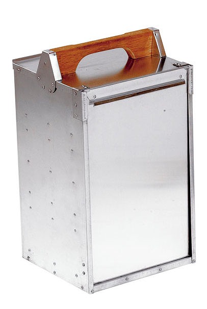 おかもち 出前 箱 横型 アルミ 出前箱 横 3段（岡持 おか アルミ出前箱(