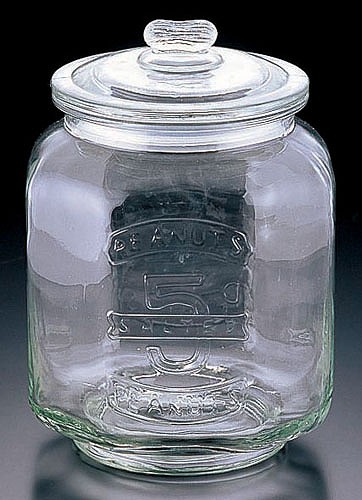 楽天市場】【送料無料！】【Glass Cookie Jar アンティーク ガラス
