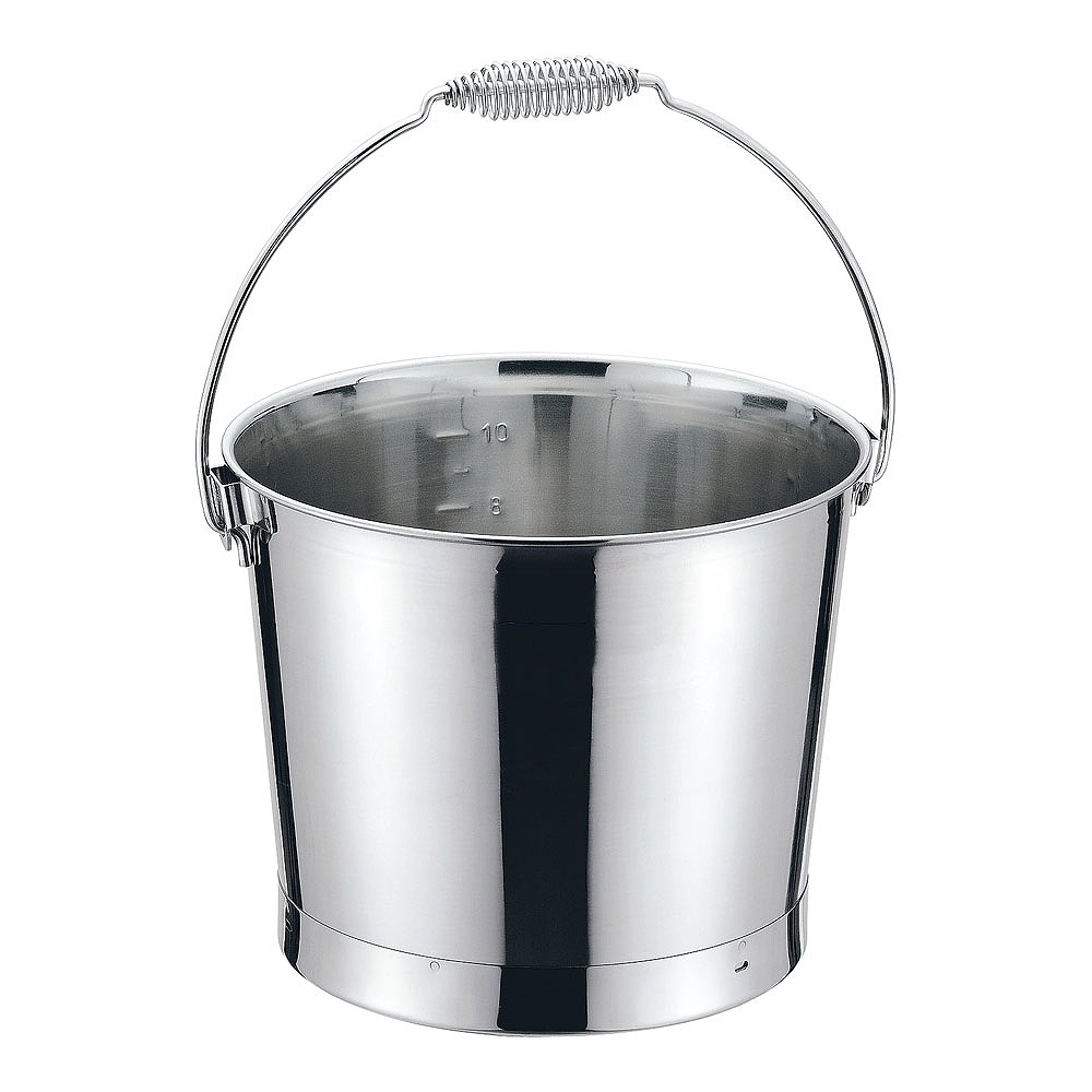 １８-８プレスバケツ（目盛付）バネ把手２０Ｌ 7,769円